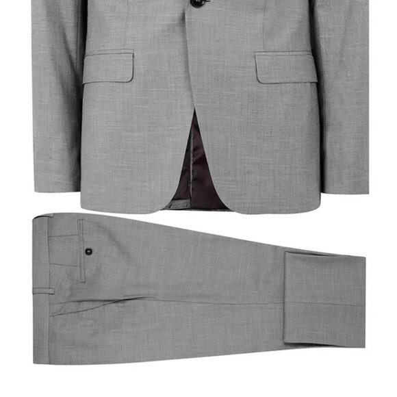 Topman SKINNY trousers in marl gray size 34x34 - Picture 4 of 9